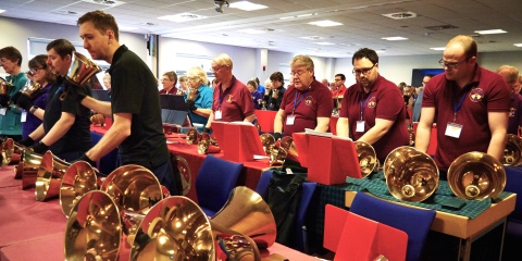 Ringers at the National Rally in Stirling